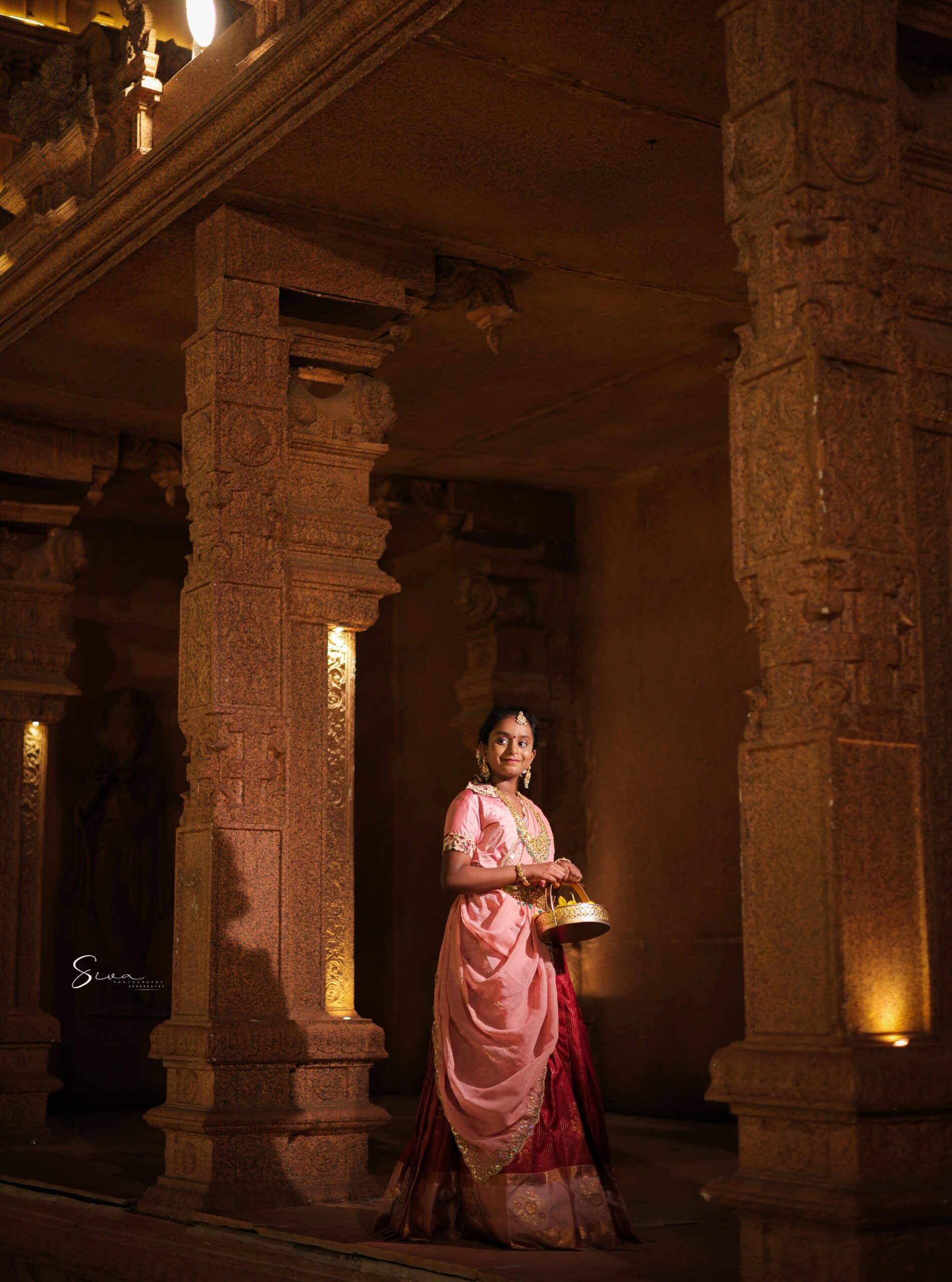 Half saree photograph 1 — Siva Photography